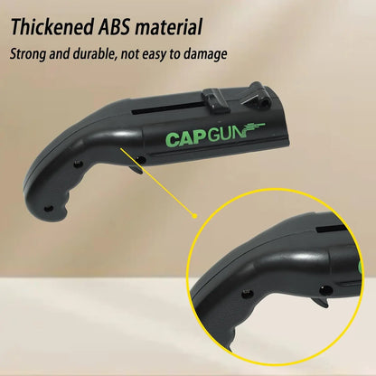 Lightweight ABS Plastic Kitchen Bar Utensil - Novelty Beer Bottle Opener Cap Gun, Ergonomic Design, Extended Shooting Range, Ideal Gift for Beer Enthusiasts, Camping & BBQ Events