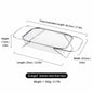 Stainless Steel Expandable Over-The-Sink Colander, Fine Mesh Rectangle Strainer Basket with Handles, Silver Kitchen Essential Utensil