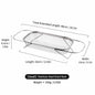 Stainless Steel Expandable Over-The-Sink Colander, Fine Mesh Rectangle Strainer Basket with Handles, Silver Kitchen Essential Utensil