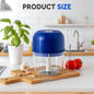 Portable Electric Garlic & Vegetable Chopper – USB Rechargeable Mini Food Processor